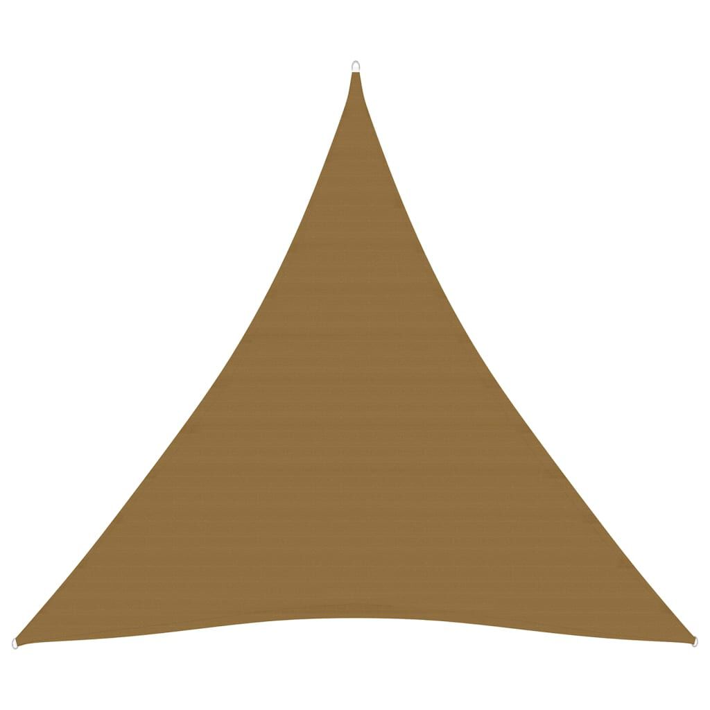 vidaXL Πανί Σκίασης Taupe 5 x 5 x 5 μ. από HDPE 160 γρ./μ²