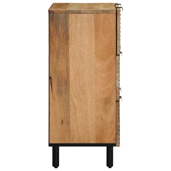 vidaXL Sideboard καφέ 60x33x75 cm μασίφ ξύλο Mango