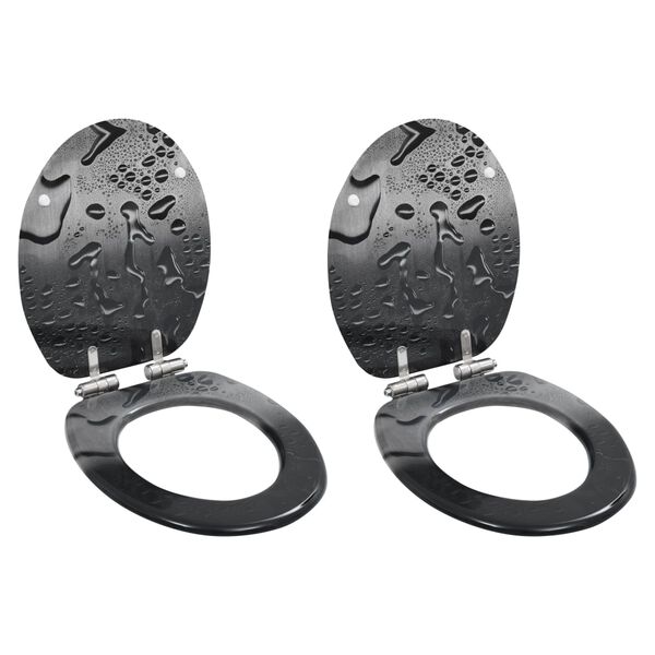 vidaXL &Kappa;&alpha;&lambda;ύ&mu;&mu;&alpha;&tau;&alpha; &Lambda;&epsilon;&kappa;ά&nu;&eta;&sigmaf; Soft Close 2 &tau;&epsilon;&mu;. &Sigma;&chi;έ&delta;&iota;&omicron; &Sigma;&tau;&alpha;&gamma;ό&nu;&epsilon;&sigmaf; &alpha;&pi;ό MDF