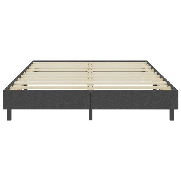 vidaXL Πλαίσιο Κρεβατιού Boxspring Γκρι 160 x 200 εκ. Υφασμάτινο