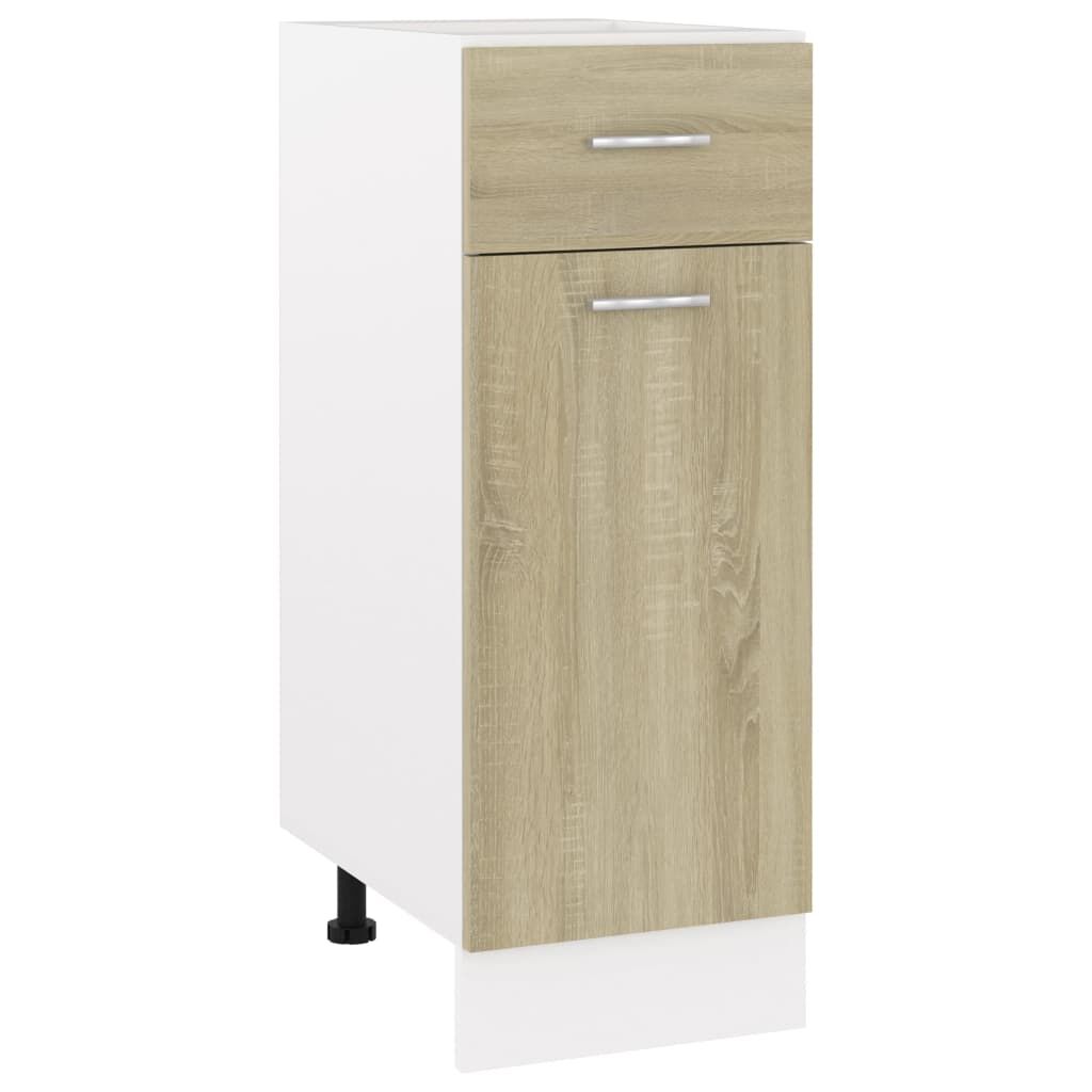 vidaXL Ντουλάπι με Συρτάρι Lyon Sonoma Δρυς 30x46x81,5 εκ. Επεξ. Ξύλο