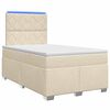 vidaXL &Kappa;&rho;&epsilon;&beta;ά&tau;&iota; box spring &mu;&epsilon; &sigma;&tau;&rho;ώ&mu;&alpha; &Kappa;&rho;&epsilon;&mu; 120 x 190 cm Ύ&phi;&alpha;&sigma;&mu;&alpha;