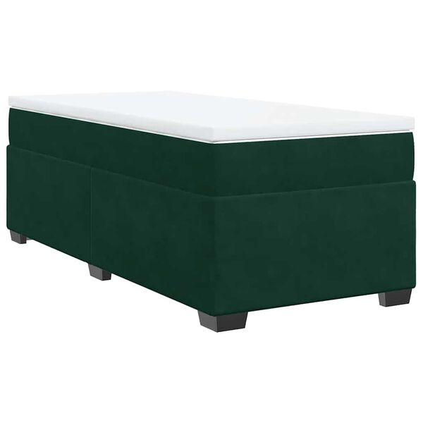 vidaXL &Kappa;&rho;&epsilon;&beta;ά&tau;&iota; Boxspring &mu;&epsilon; &Sigma;&tau;&rho;ώ&mu;&alpha; &Sigma;&kappa;&omicron;ύ&rho;&omicron; &Pi;&rho;ά&sigma;&iota;&nu;&omicron; 100x200&epsilon;&kappa;. &Beta;&epsilon;&lambda;&omicron;ύ&delta;&iota;&nu;&omicron;