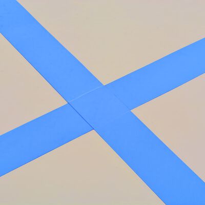 vidaXL Στρώμα Ενόργανης Φουσκωτό Μπλε 300 x 100 x 10 εκ. PVC με Τρόμπα