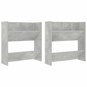 vidaXL &Pi;&alpha;&pi;&omicron;&upsilon;&tau;&sigma;&omicron;&theta;ή&kappa;&epsilon;&sigmaf; &Tau;&omicron;ί&chi;&omicron;&upsilon; 2 &tau;&epsilon;&mu;. &Gamma;&kappa;&rho;&iota; &Sigma;&kappa;&upsilon;&rho;. 60x18x60 &epsilon;&kappa;. &Mu;&omicron;&rho;&iota;&omicron;&sigma;&alpha;&nu;ί&delta;&alpha;