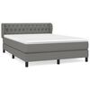 vidaXL &Kappa;&rho;&epsilon;&beta;ά&tau;&iota; Boxspring &mu;&epsilon; &Sigma;&tau;&rho;ώ&mu;&alpha; &Sigma;&kappa;&omicron;ύ&rho;&omicron; &Gamma;&kappa;&rho;&iota; 140x190 &epsilon;&kappa;. &Upsilon;&phi;&alpha;&sigma;&mu;ά&tau;&iota;&nu;&omicron;