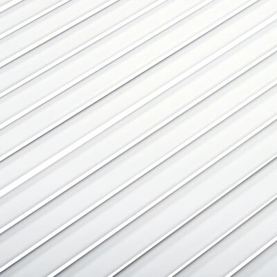 vidaXL Πορτάκια με Περσίδες 2 τεμ Λευκά 99,3x49,4 εκ Μασίφ Ξύλο Πεύκου