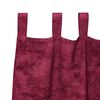 vidaXL Κουρτίνα με κουρτίνες 2 pcs Κόκκινο 140 x 140 cm Βελούδο