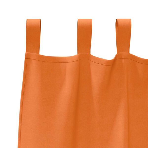 vidaXL Κουρτίνες 2 pcs Φωτεινό Πορτοκάλι 260 x 140 εκ. Πολυεστέρας