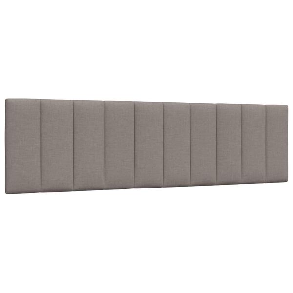 vidaXL Σκελετός Κρεβατιού Χωρίς Στρώμα Taupe 180x200 εκ. Υφασμάτινο