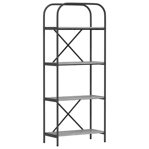 vidaXL &Rho;ά&phi;&iota; &Beta;&iota;&beta;&lambda;ί&omega;&nu; &Gamma;&kappa;&rho;ί&zeta;&omicron; &Sigma;&omicron;&nu;&omicron;&mu;&alpha; 60 x 30 x 146 &epsilon;&kappa; &Epsilon;&pi;&epsilon;&xi;&epsilon;&rho;&gamma;&alpha;&sigma;&mu;έ&nu;&omicron; &xi;ύ&lambda;&omicron;