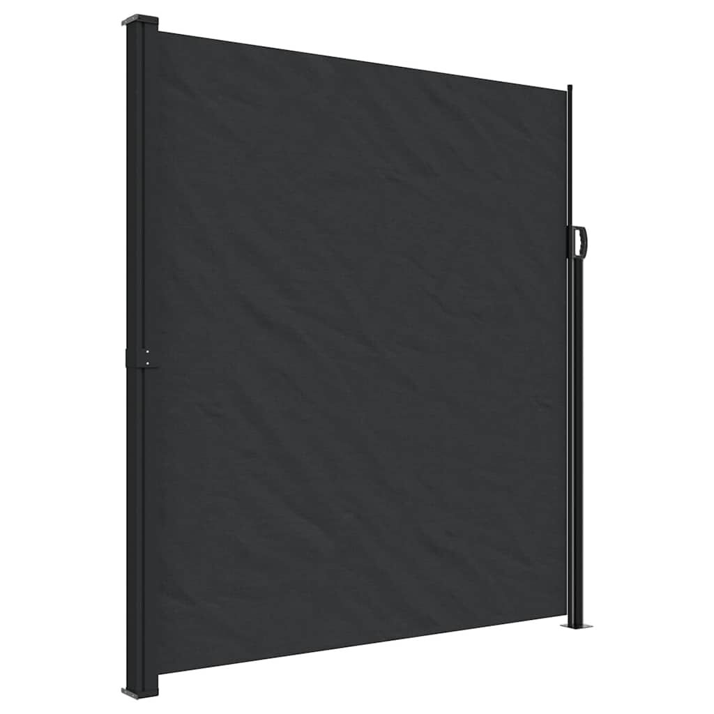 vidaXL Σκίαστρο Πλαϊνό Συρόμενο Μαύρο 220 x 300 εκ.