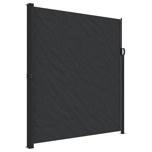 vidaXL Σκίαστρο Πλαϊνό Συρόμενο Μαύρο 220 x 300 εκ.