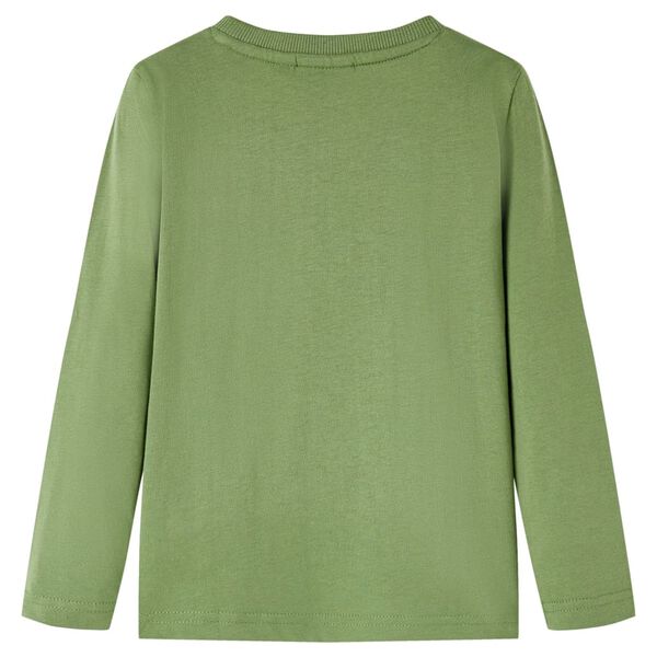 Μπλουζάκι Παιδικό Μακρυμάνικο Ανοιχτό Χακί 116