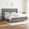 vidaXL &Kappa;&rho;&epsilon;&beta;ά&tau;&iota; Boxspring &mu;&epsilon; &Sigma;&tau;&rho;ώ&mu;&alpha; &Sigma;&kappa;&omicron;ύ&rho;&omicron; &Gamma;&kappa;&rho;&iota; 200x200 &epsilon;&kappa;. &Upsilon;&phi;&alpha;&sigma;&mu;ά&tau;&iota;&nu;&omicron;