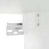 vidaXL Έπιπλα Τοίχου Τηλεόρασης με LED 2 Τεμ. Λευκά 60x30x40 εκ.