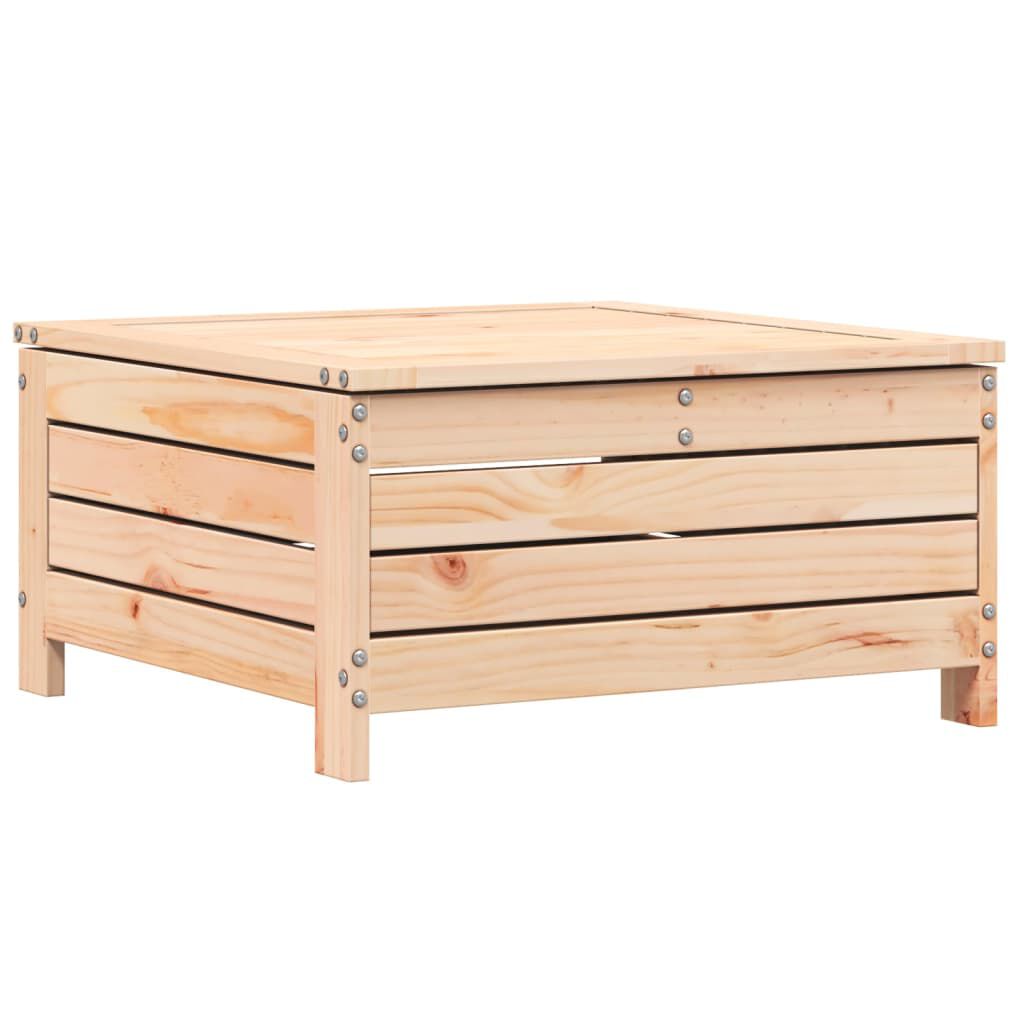 vidaXL Υποπόδιο Κήπου 62 x 63,5 x 32 εκ. από Μασίφ Ξύλο Πεύκου