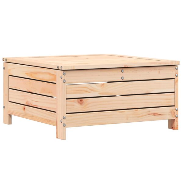 vidaXL Υποπόδιο Κήπου 62 x 63,5 x 32 εκ. από Μασίφ Ξύλο Πεύκου