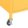 vidaXL Ντουλάπι Αποθήκευσης Μουσταρδί 60 x 35 x 56 εκ. από Ατσάλι