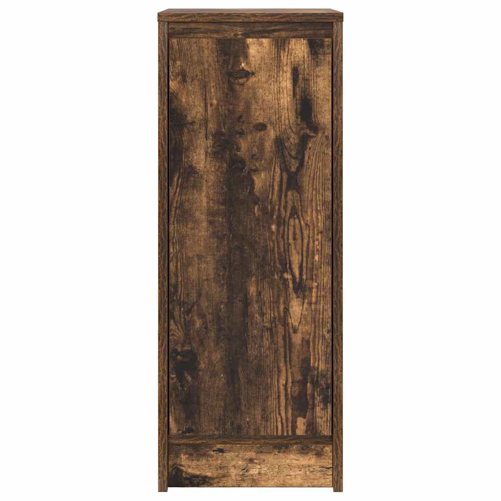 vidaXL Sideboard Καπνιστή δρυς 29,5x34x76 cm Κατασκευασμένο ξύλο
