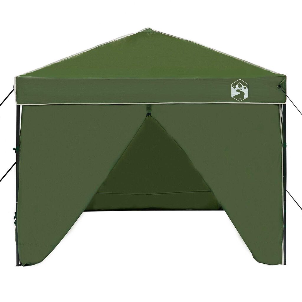 vidaXL Σκηνή Σκίασης Πράσινο 250 x 250 x 227 / 236 / 245 εκ. Ύφασμα Oxford