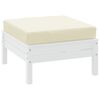 vidaXL Μαξιλάρι Παλέτας Κρεμ 60 x 60 x 6 εκ. Ύφασμα Oxford