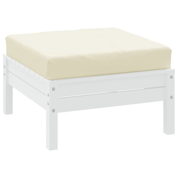 vidaXL Μαξιλάρι Παλέτας Κρεμ 60 x 60 x 6 εκ. Ύφασμα Oxford