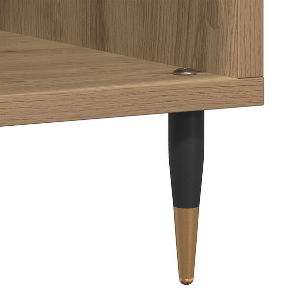 vidaXL Ντουλάπι Δίσκων Παλιού Ξύλου 84,5x38x89 εκ Επεξεργασμένο Ξύλο