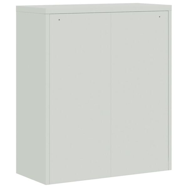 vidaXL Αρχειοθήκη Αν. Γκρι 90 x 40 x 105 εκ. Ατσάλινη