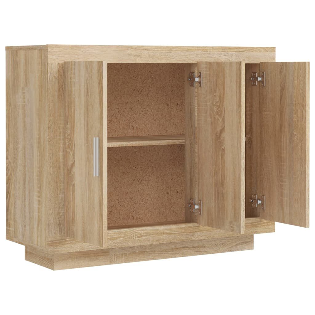 vidaXL Συρταριέρα Sonoma Δρυς 92x35x75 εκ. Επεξεργασμένο Ξύλο