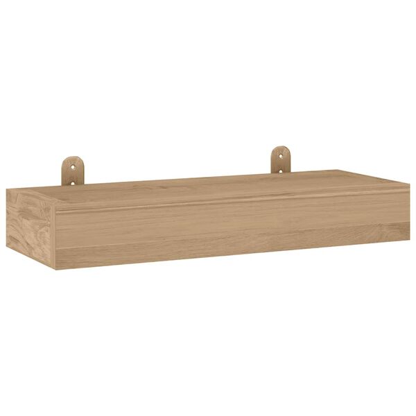vidaXL Ράφια Τοίχου 2 τεμ. 40 x 15 x 6 εκ. από Μασίφ Ξύλο Teak