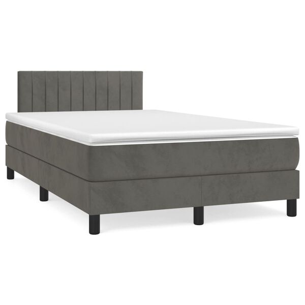 vidaXL &Kappa;&rho;&epsilon;&beta;ά&tau;&iota; Boxspring &mu;&epsilon; &Sigma;&tau;&rho;ώ&mu;&alpha; &Sigma;&kappa;&omicron;ύ&rho;&omicron; &Gamma;&kappa;&rho;&iota; 120x190 &epsilon;&kappa;. &Beta;&epsilon;&lambda;&omicron;ύ&delta;&iota;&nu;&omicron;