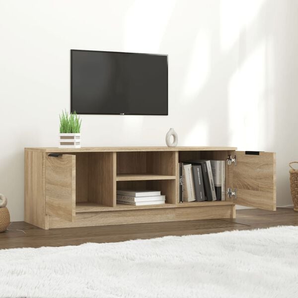 vidaXL Έπιπλο Τηλεόρασης Sonoma Δρυς 102x35x36,5εκ. Επεξεργασμένο Ξύλο
