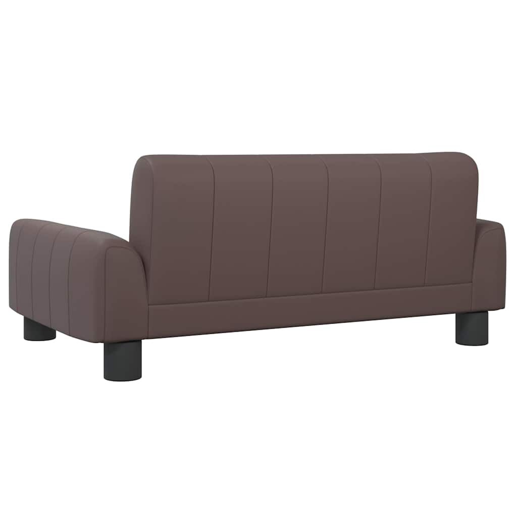 vidaXL Κρεβάτι Σκύλου Καφέ 70 x 45 x 30 εκ. από Συνθετικό Δέρμα