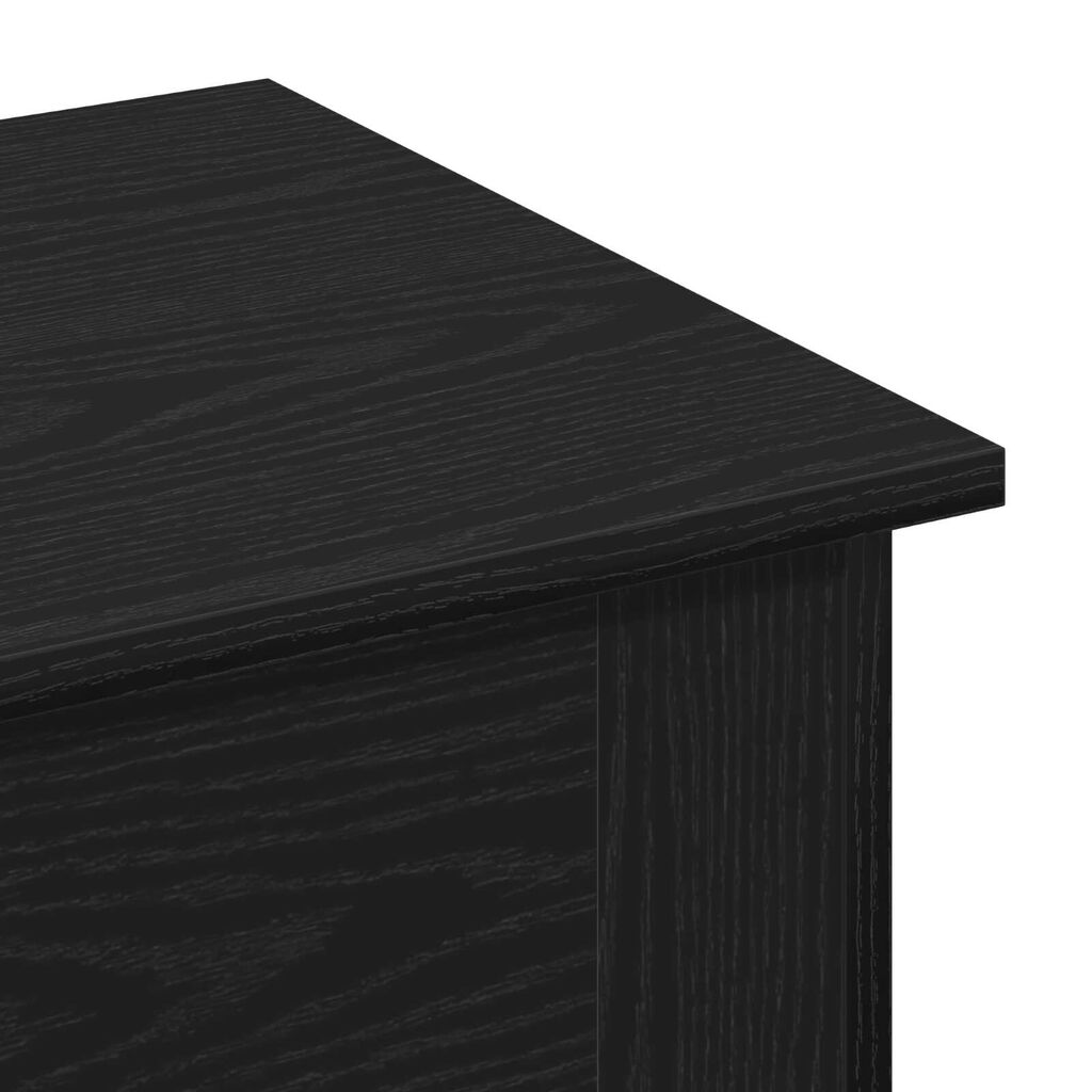 vidaXL Τραπεζάκι καφέ Μαύρο Δρυς 40x40x42 εκ. Επεξεργασμένο ξύλο