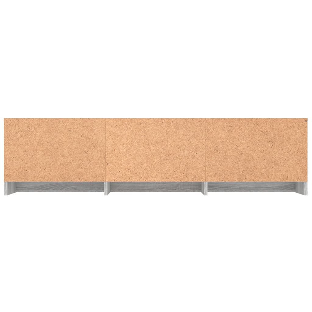 vidaXL Έπιπλο Τηλεόρασης Γκρι Sonoma 140x40x35,5 εκ. από Επεξεργ. Ξύλο