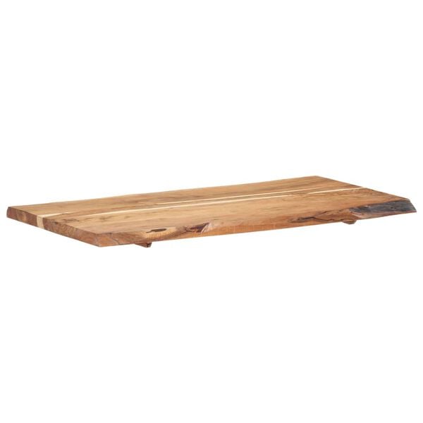 vidaXL Επιφάνεια Τραπεζιού 118 x (50-60) x 3,8 εκ. Μασίφ Ξύλο Ακακίας