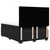 vidaXL Κρεβάτι Boxspring με Στρώμα Μαύρο 140x190 εκ. Βελούδινο