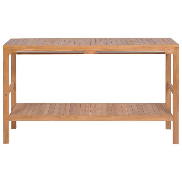vidaXL Έπιπλο Μπάνιου 132 x 45 x 75 εκ. από Μασίφ Ξύλο Teak