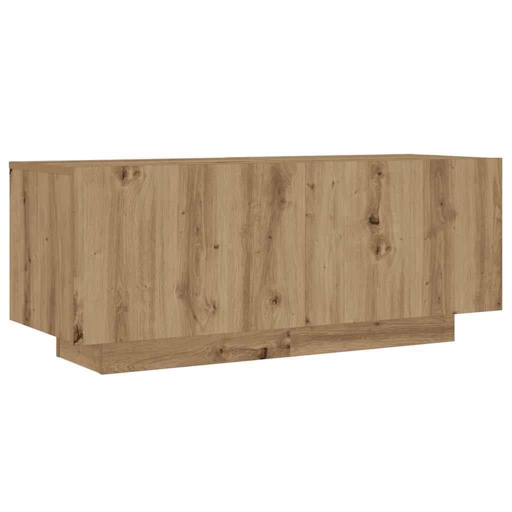 vidaXL Κομοδίνο τεχνίτης Δρυς 100x35x40 εκ. από Επεξεργασμένο Ξύλο