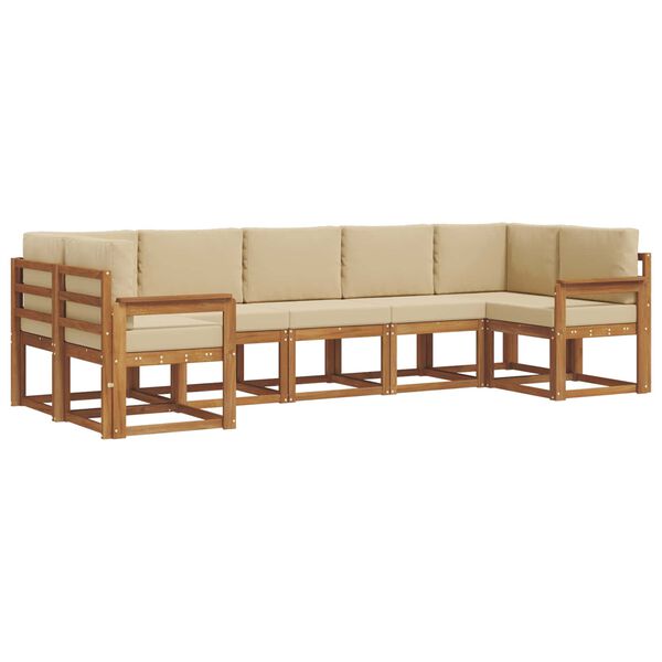 vidaXL &Sigma;&epsilon;&iota;&rho;ά &Kappa;&alpha;&nu;&alpha;&pi;έ &Epsilon;&xi;&omega;&tau;&epsilon;&rho;&iota;&kappa;&omicron;ύ &mu;&epsilon; &mu;&alpha;&xi;&iota;&lambda;ά&rho;&iota; 7 pcs &Phi;&upsilon;&sigma;&iota;&kappa;ό &kappa;&alpha;&iota; &Mu;&pi;&epsilon;&zeta;