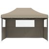vidaXL &Sigma;&kappa;&eta;&nu;ή &Pi;ά&rho;&tau;&upsilon; Taupe 279 x 410 x 315 &epsilon;&kappa;. Ύ&phi;&alpha;&sigma;&mu;&alpha; Ό&xi;&phi;&omicron;&rho;&nu;&tau;