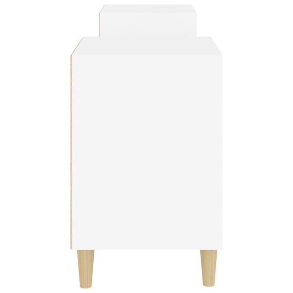 vidaXL Έπιπλο Τηλεόρασης Λευκό 160 x 35 x 55 εκ. Επεξεργασμένο Ξύλο