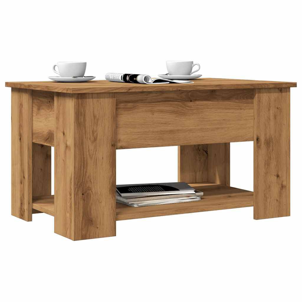 vidaXL Τραπεζάκι σαλονιού Artisan Oak 79x49x41 cm Κατασκευασμένο ξύλο