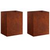 vidaXL &Gamma;&lambda;ά&sigma;&tau;&rho;&alpha; &Kappa;ή&pi;&omicron;&upsilon; 2 &tau;&mu;&chi;. &Sigma;&kappa; rusty 40 x 30 x 40 &epsilon;&kappa;