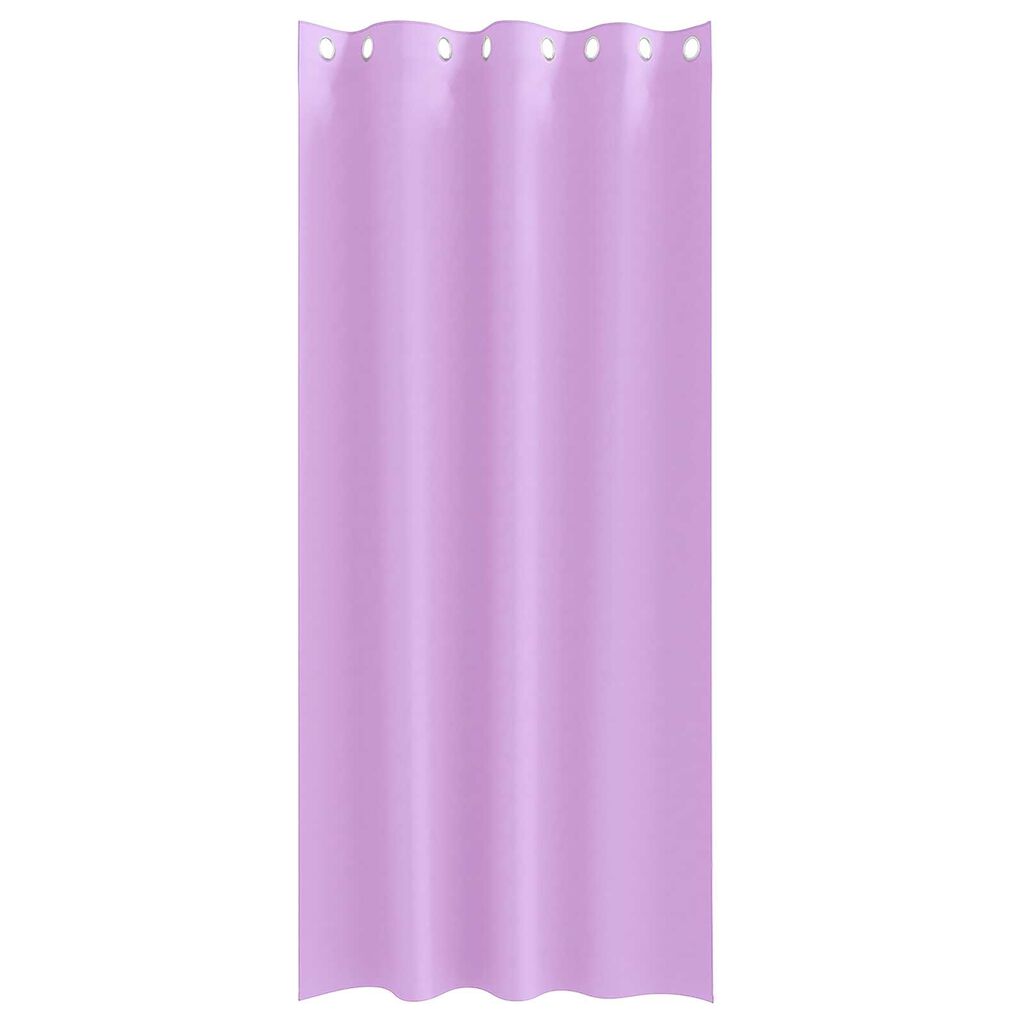 vidaXL Κουρτίνες με κουρτίνες 2 pcs Μοβ 260 x 140 εκ. Πολυεστέρας