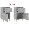 vidaXL Κομοδίνο Γκρι Σκυροδέματος 40x35x70 εκ.