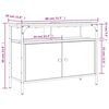 vidaXL Ντουλάπι Νιπτήρα Μπάνιου Μαύρο 80x30x60 εκ. Επεξεργασμένο Ξύλο