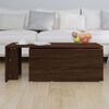 vidaXL Τραπεζάκι Σαλονιού Καφέ Δρυς 150x50x35 εκ. Επεξεργασμ. Ξύλο