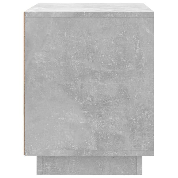 vidaXL Κομοδίνο Γκρι Σκυρ. 44x35x45 εκ. από Επεξεργασμένο Ξύλο